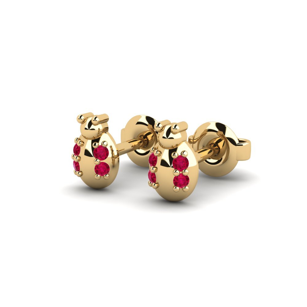 Ruby Kid's Earring Spillet