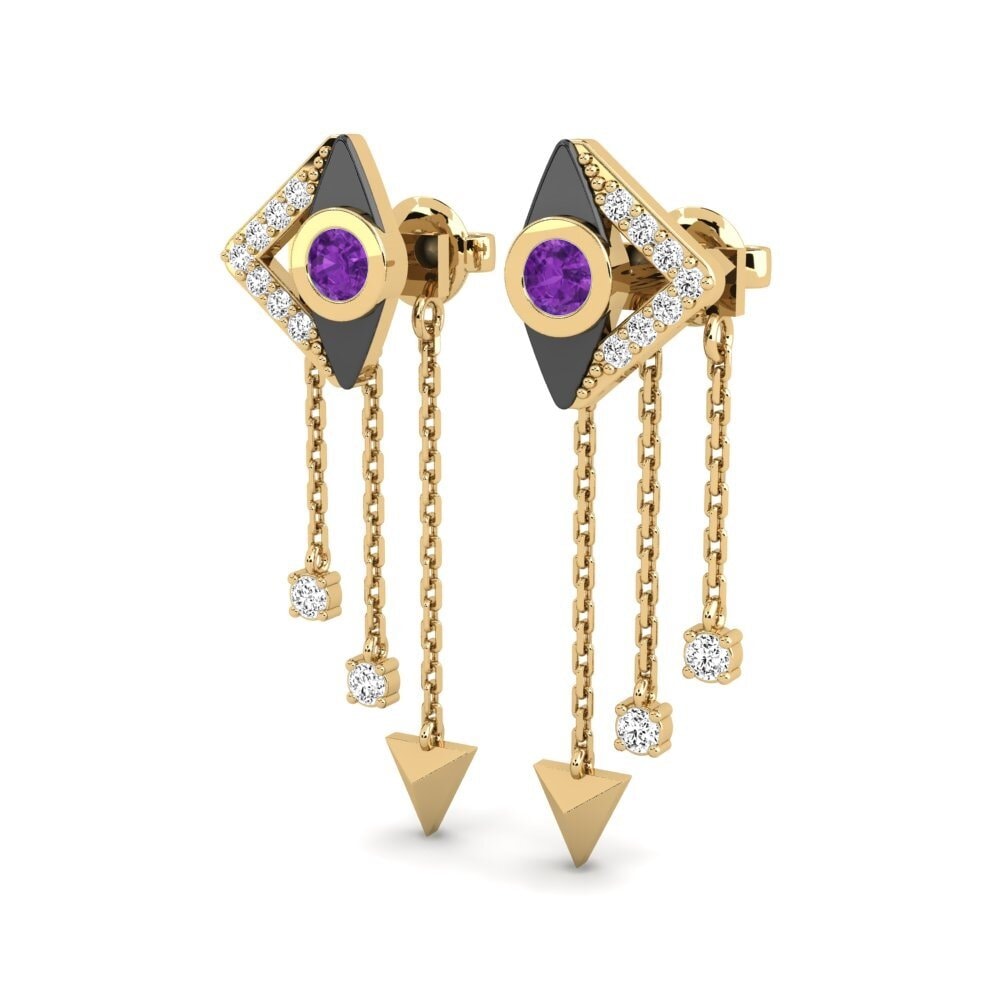 Amethyst Women's Earring Spitha