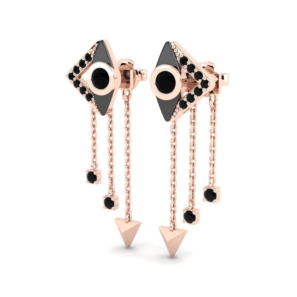 14ct Rose Gold Women's Earring Spitha