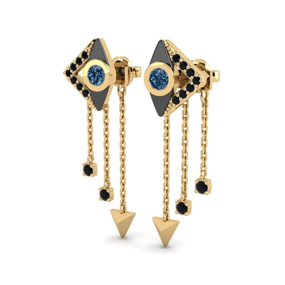 Blue Diamond Women's Earring Spitha