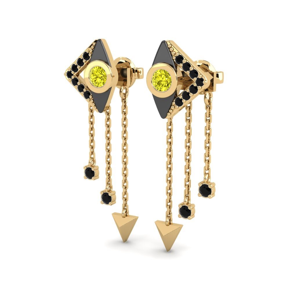 Yellow Diamond Women's Earring Spitha