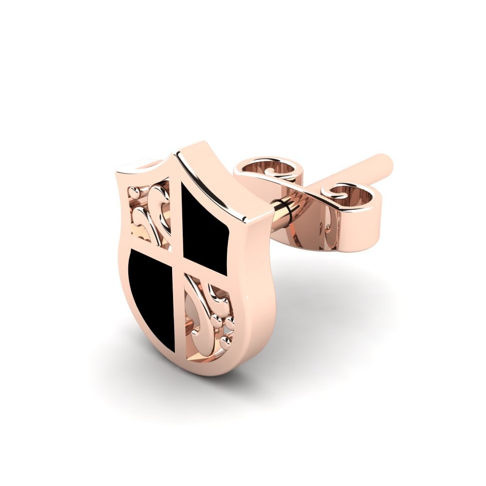 18ct Rose Gold Men's Earring Spiva