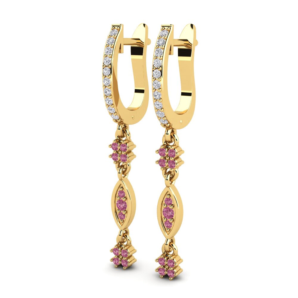 Rhodolite Garnet Women's Earring Splendore