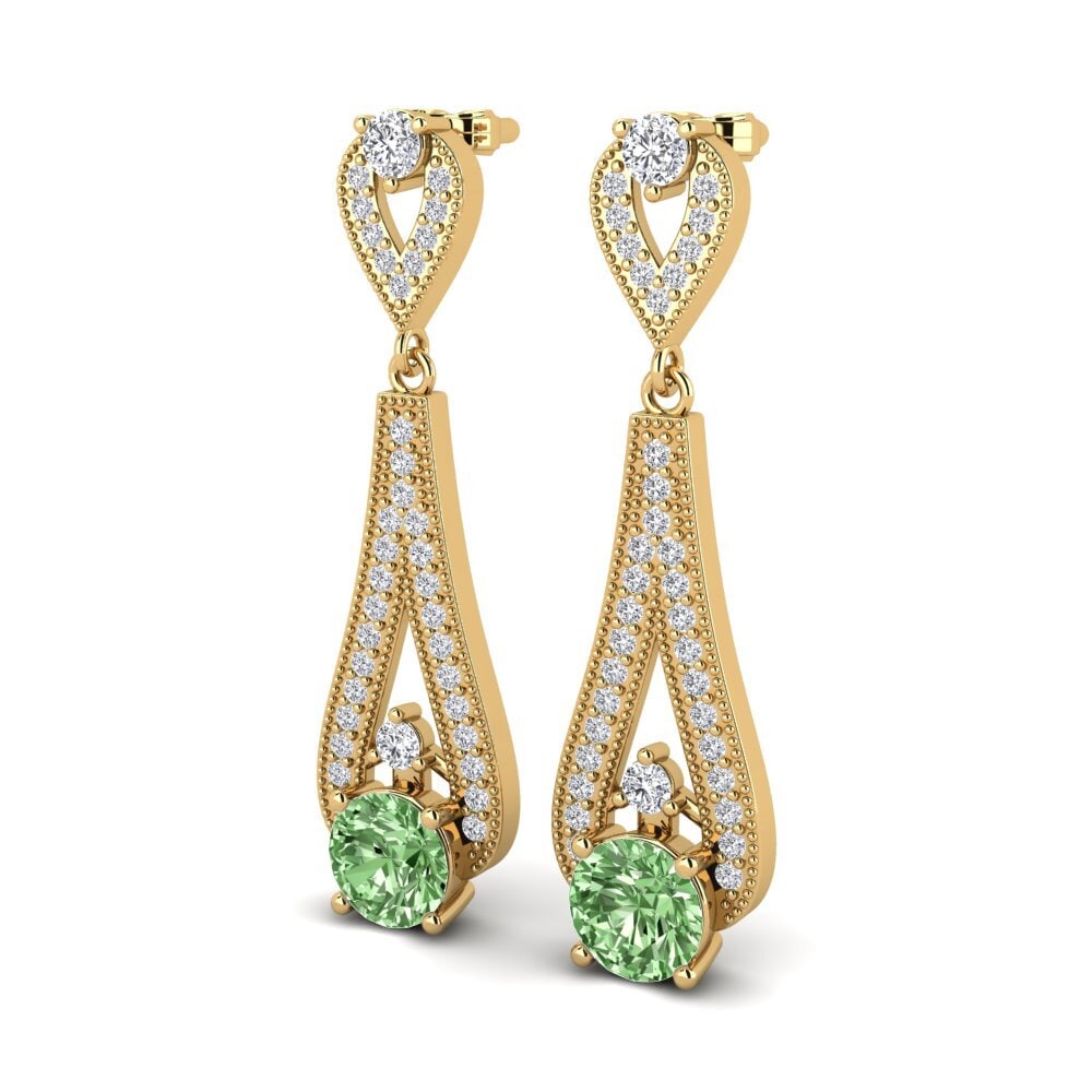 Green Diamond Women's Earring Stacey