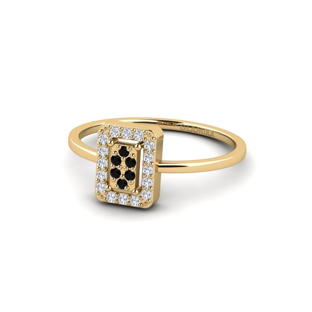 Zafiro negro Anillo Stancos