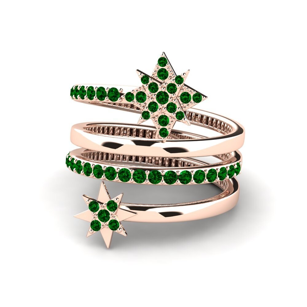 emerald-zirconia แหวน Starnova