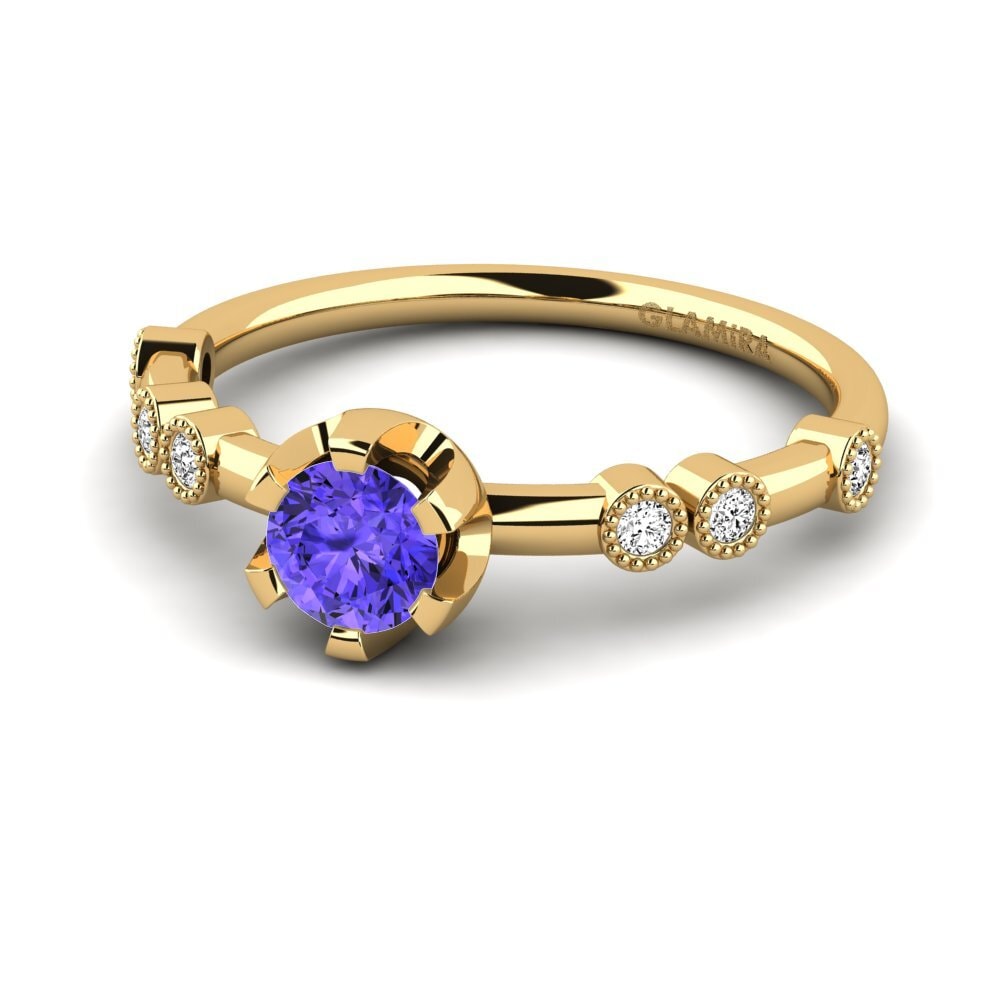 Tanzanite Engagement Ring Stasiya