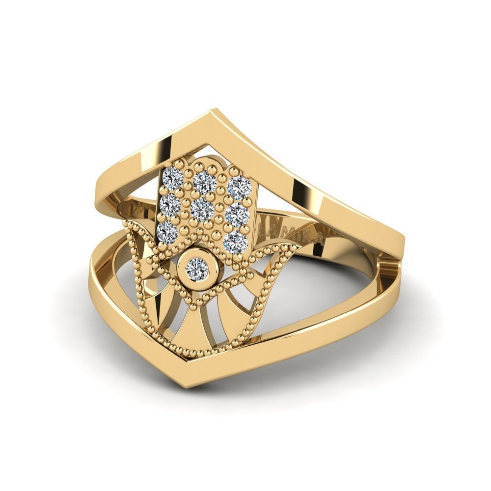Zirconia Pinky Ring Stature