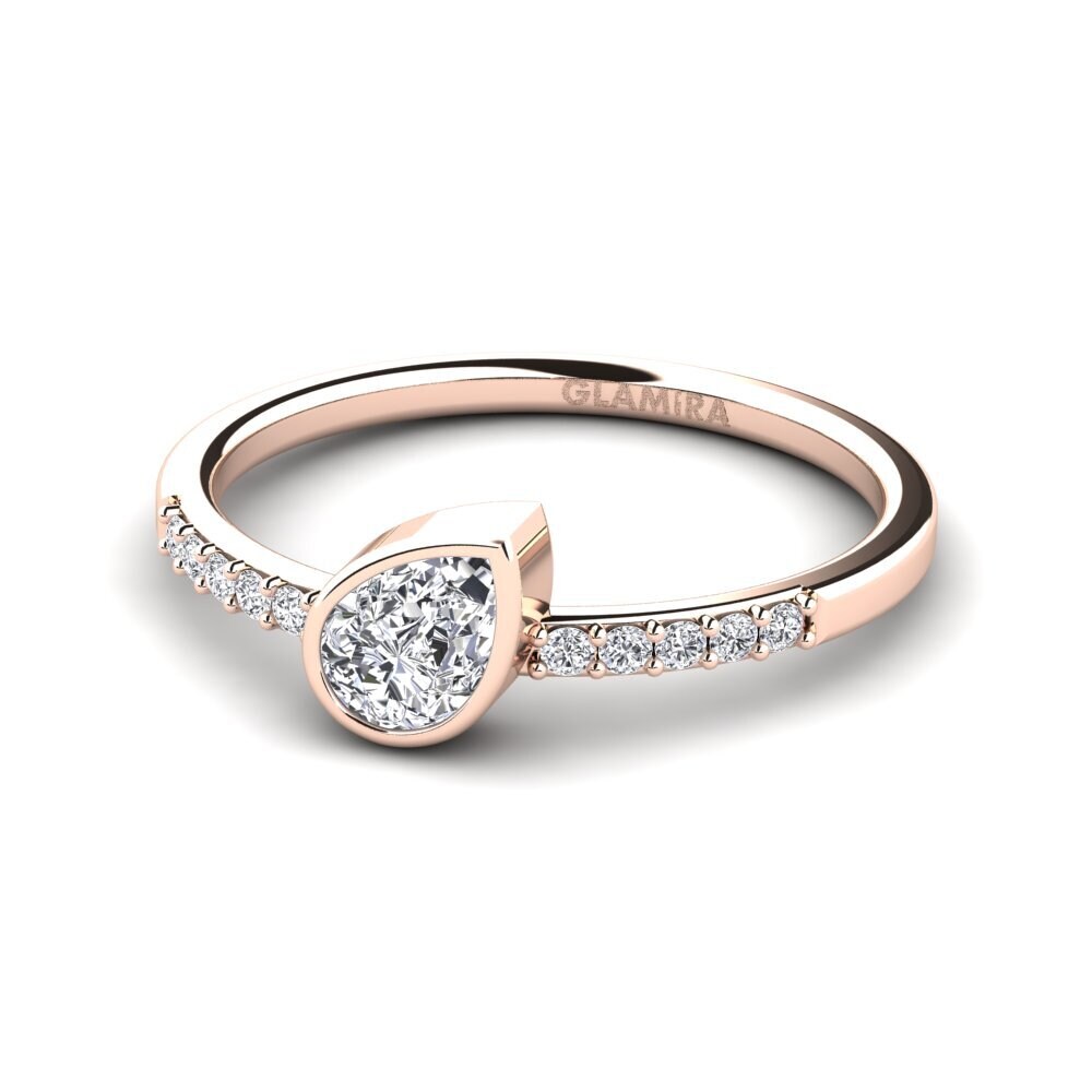 Diamante cultivado en laboratorio Anillo de compromiso Steenee