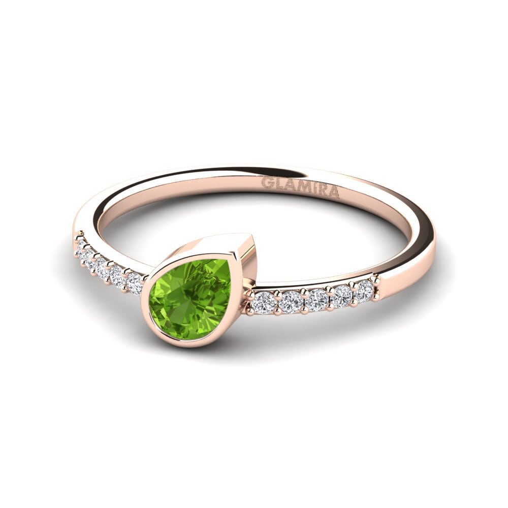 Peridot Engagement Ring Steenee