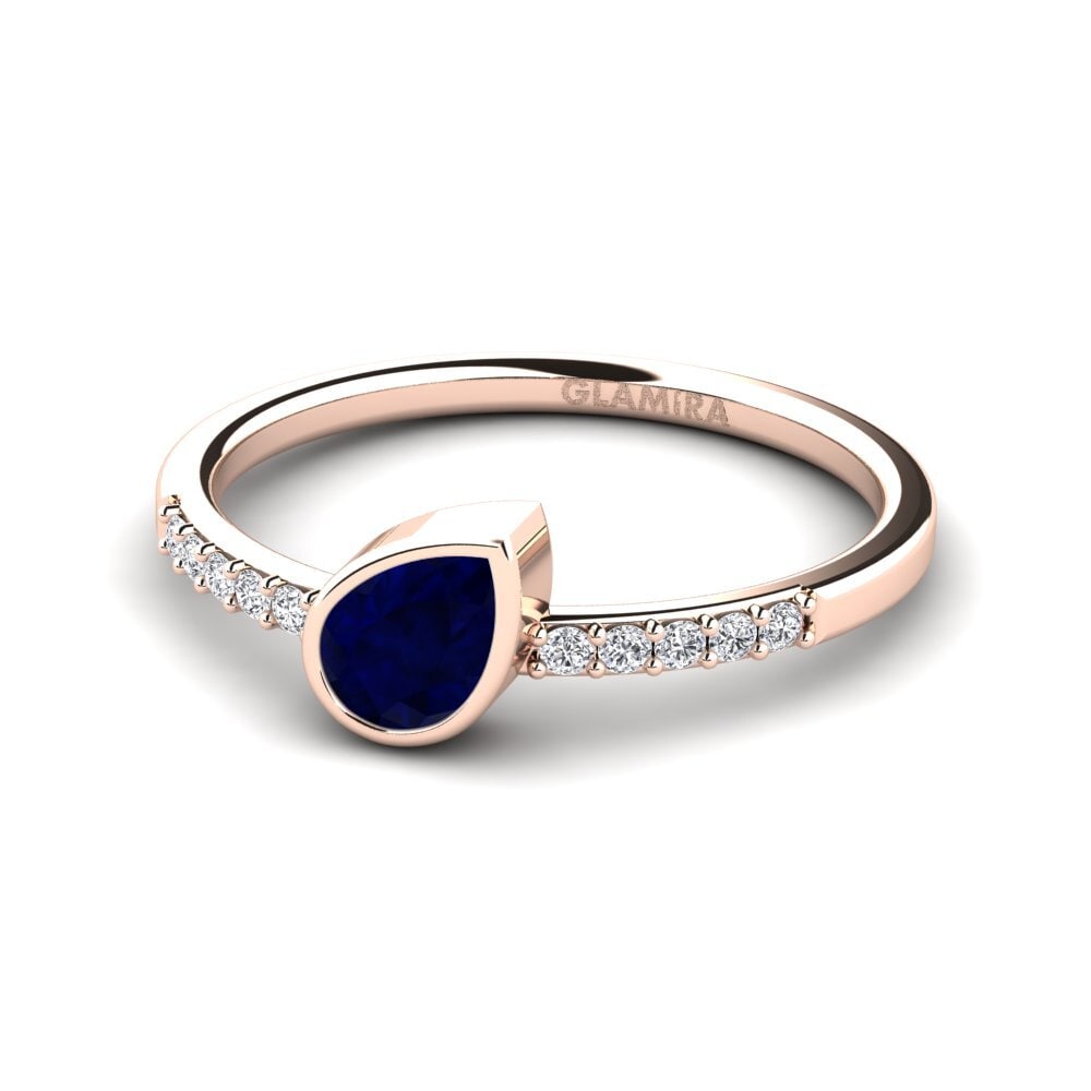 Zafiro Anillo de compromiso Steenee