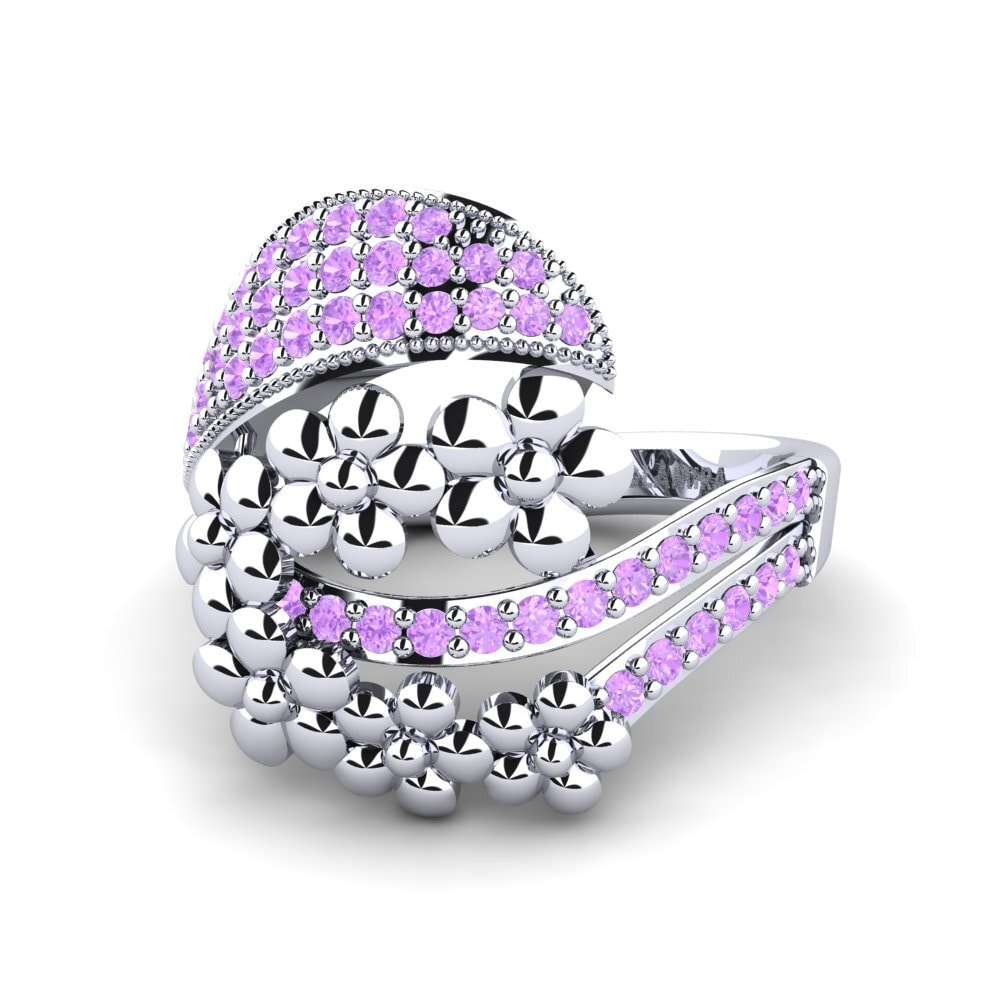 Amatista Anillo Steffanie