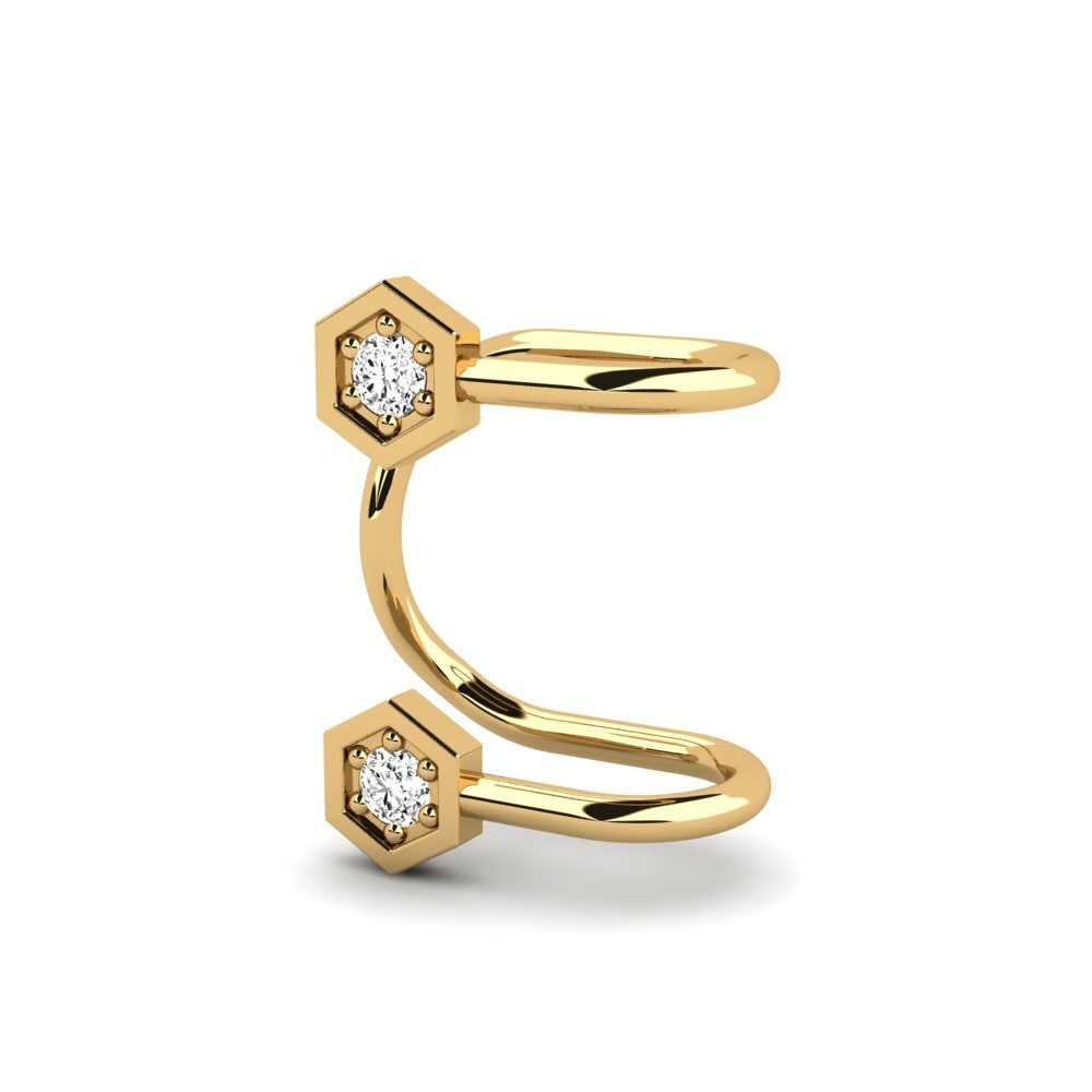 Đá Moissanite Bông tai nữ Steib