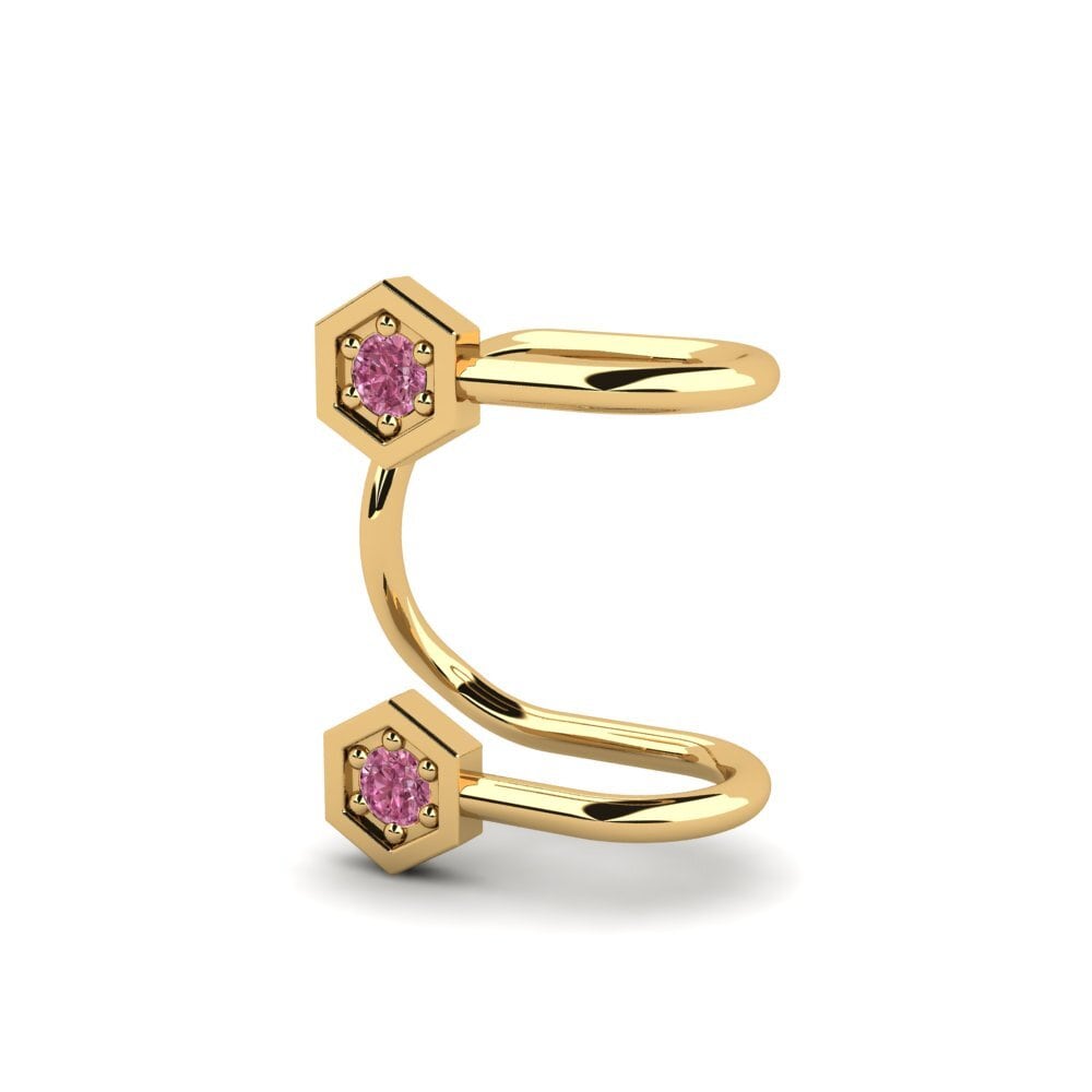 Grenat de Rhodolite Boucle d'oreille femme Steib