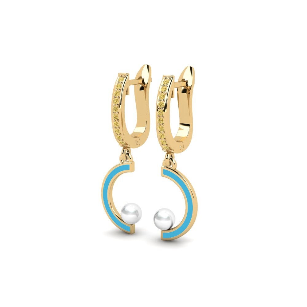 Yellow Diamond Women's Earring Stellah