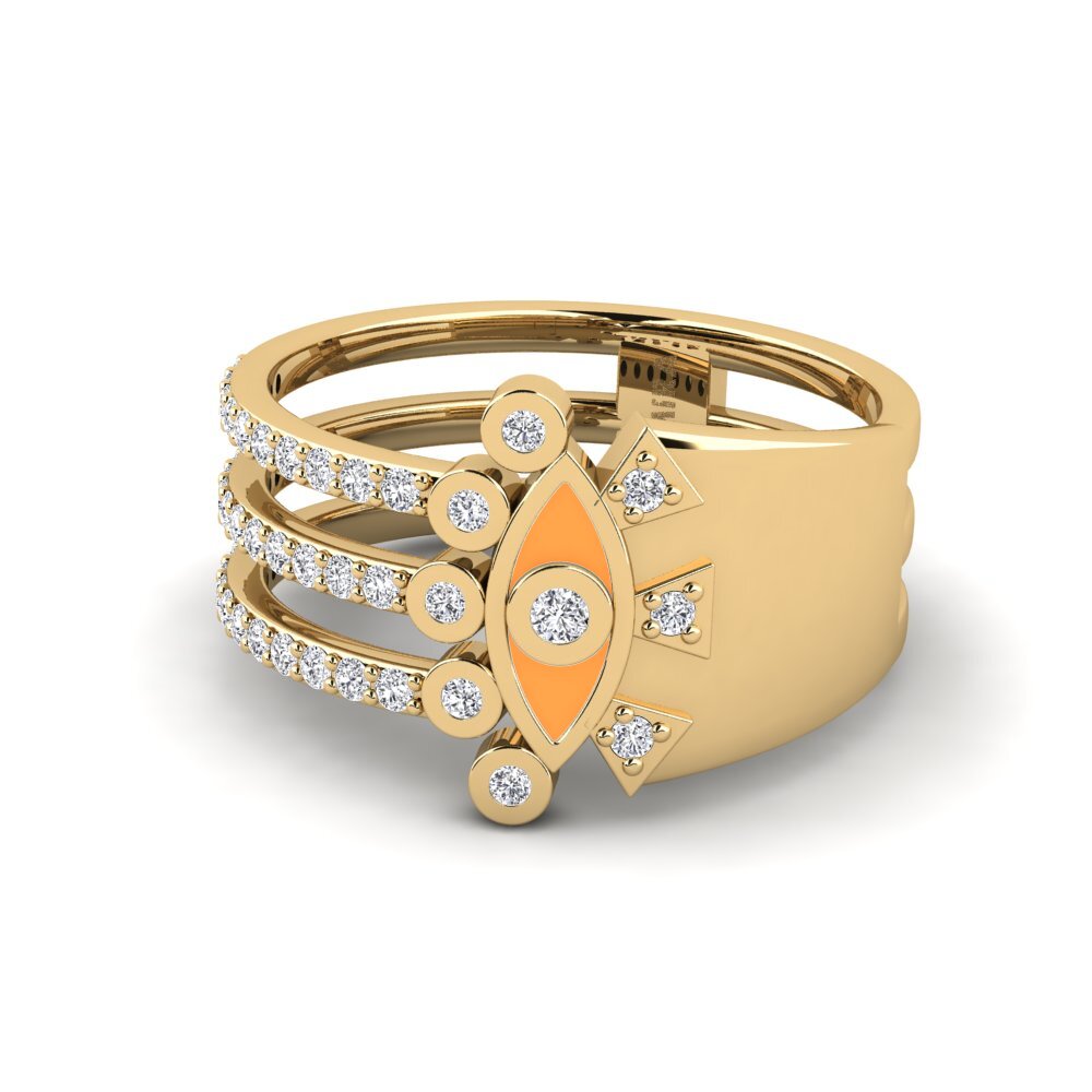 Labor-gezüchteter Diamant Ring Steller