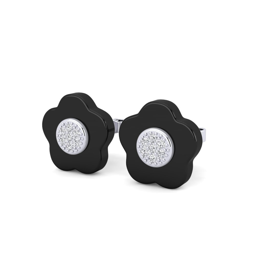 Oro Bianco 375 Orecchino da donna Step