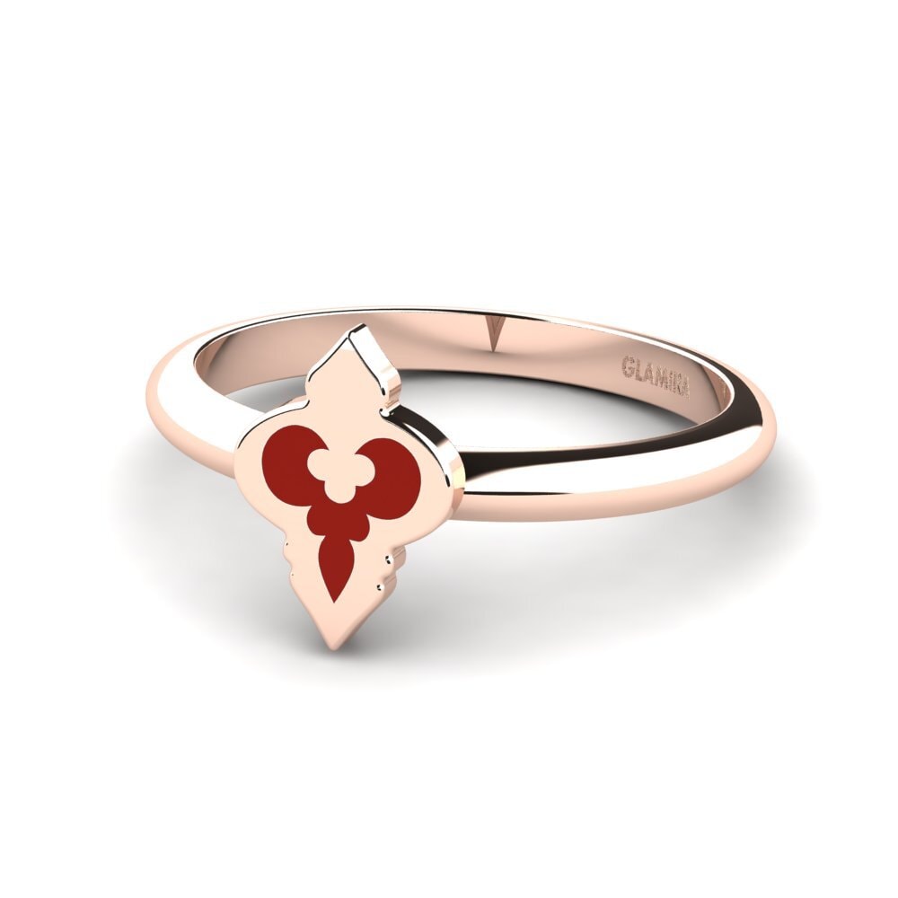 Rotgold 375 Ring Steven