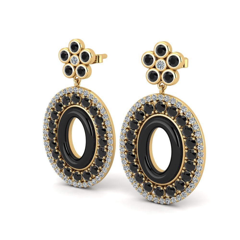 Black Sapphire Women's Earring Stoller