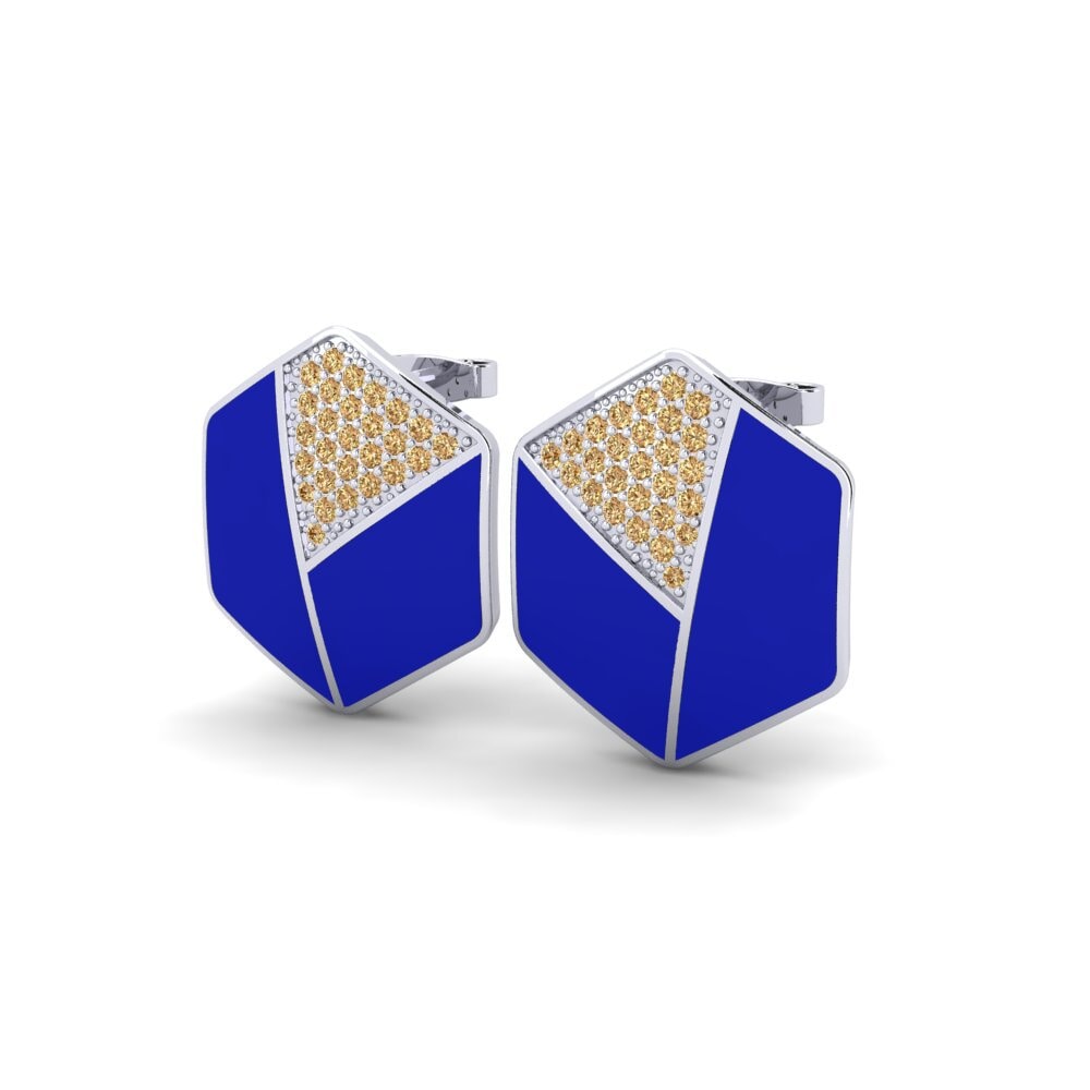 Diamante Marrone Orecchino da donna Stop