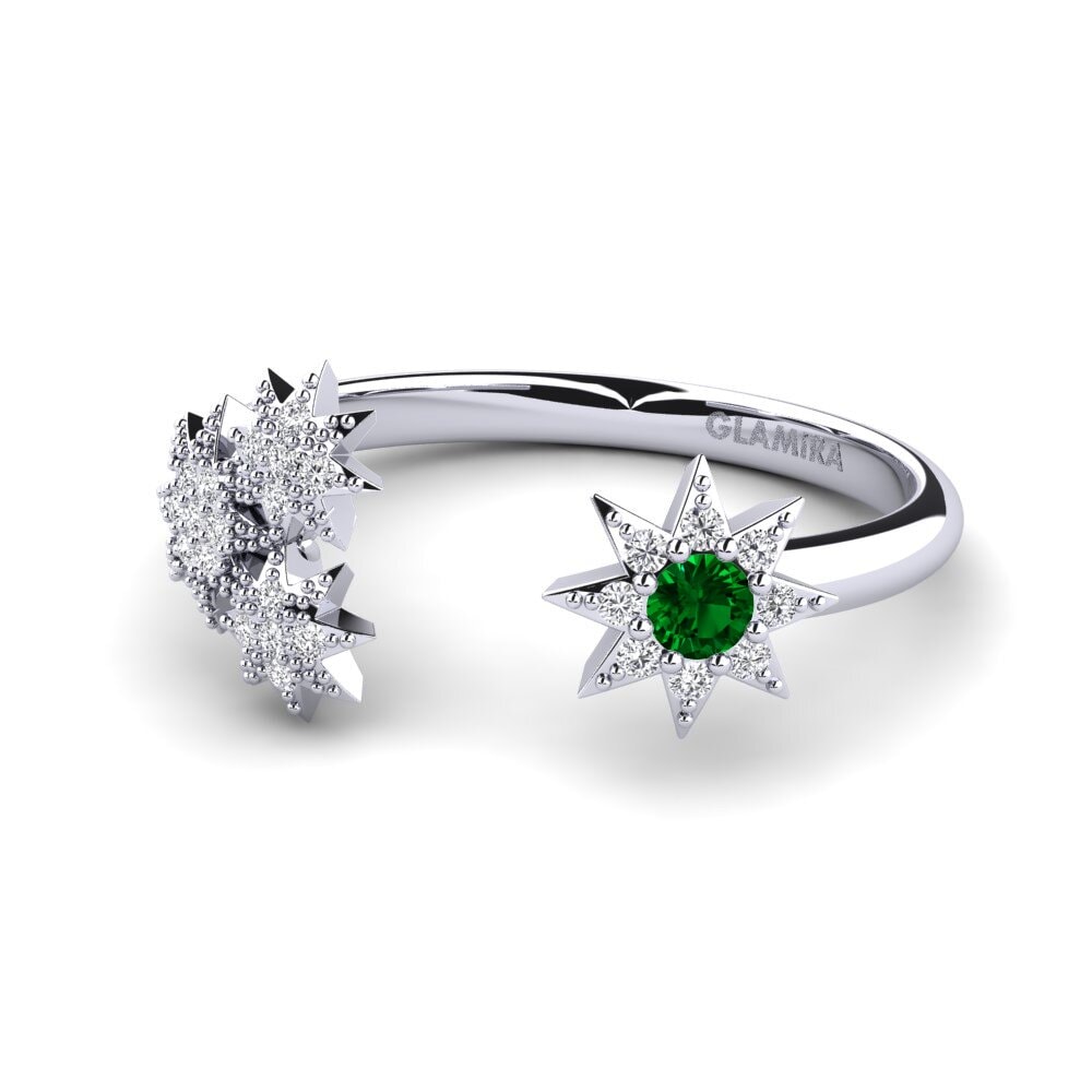 emerald-zirconia แหวน Strongstar