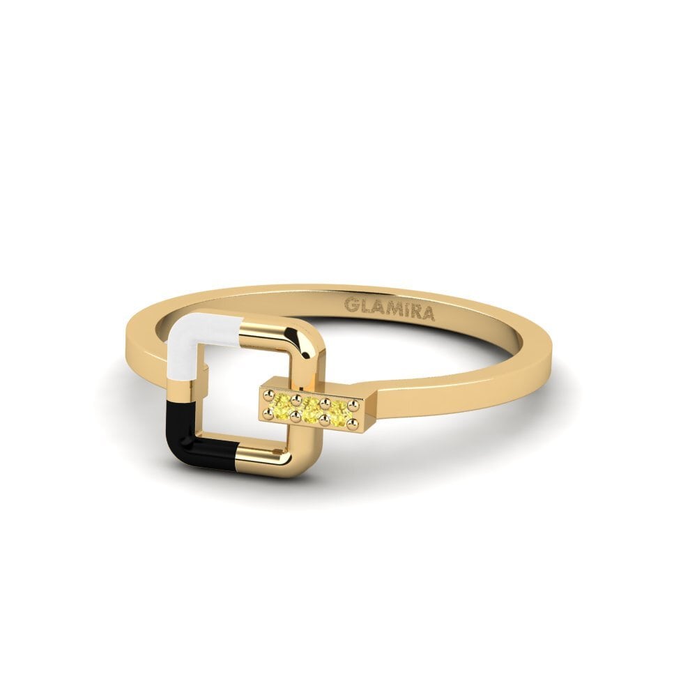 Yellow Sapphire Ring Structurally