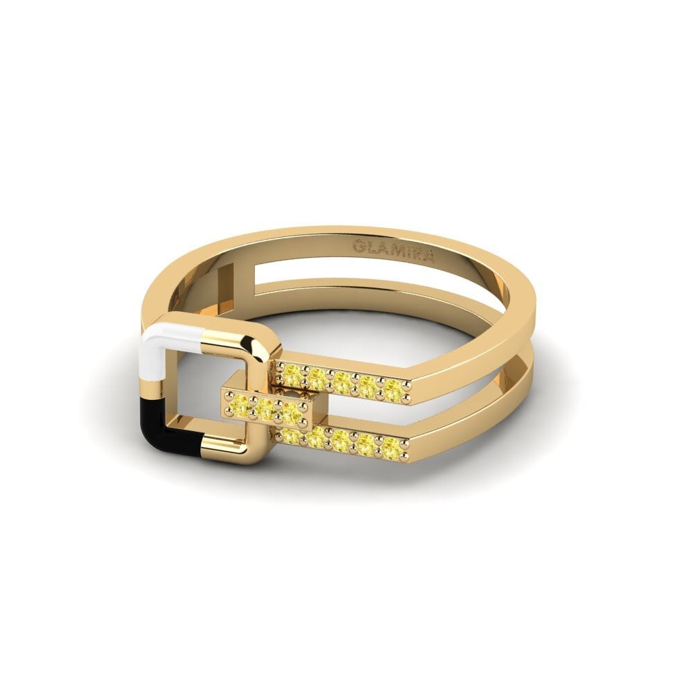 Yellow Sapphire Ring Stylishly
