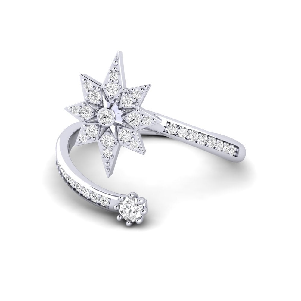 White sapphire Ring Subliminous