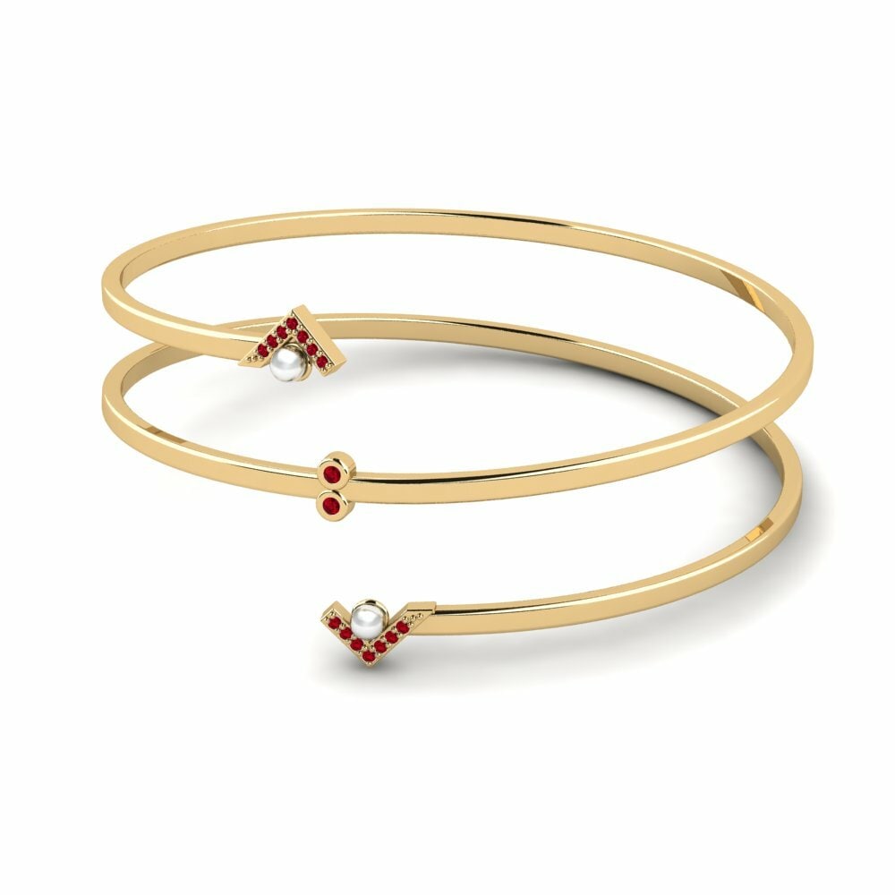 Zircone Rosso Bracciale da donna Subtilus