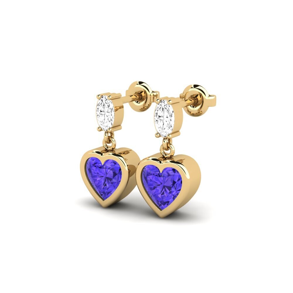 Tanzanite SYLVIE Earring Sudrabs