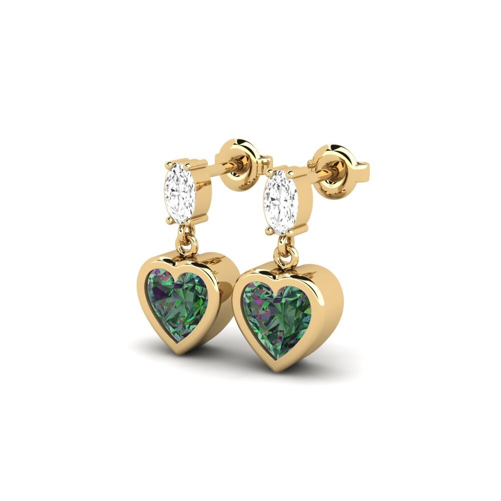 Mystic Topaz SYLVIE Earring Sudrabs