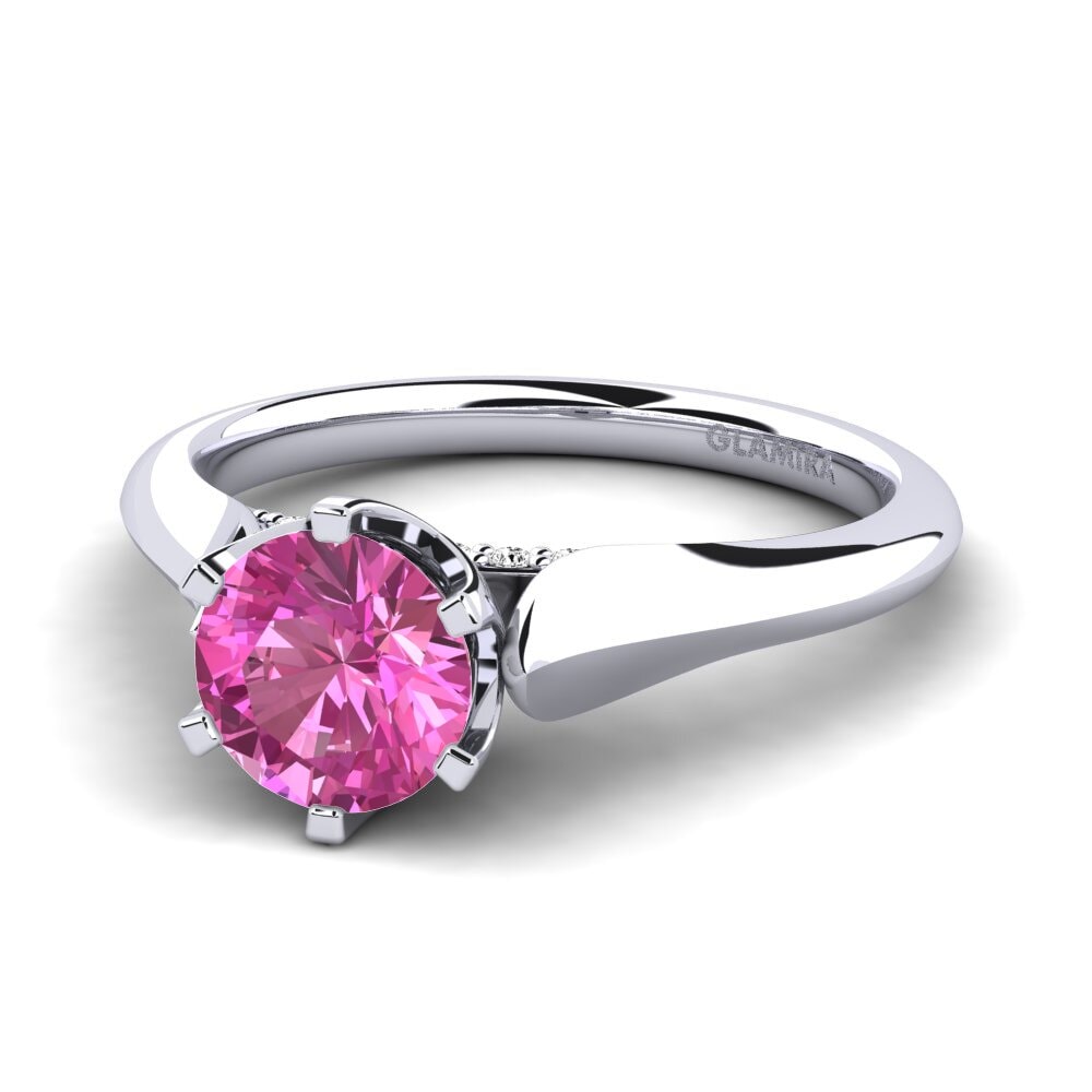 Rosa Topas Forlovelsesring Suela 1.0 crt