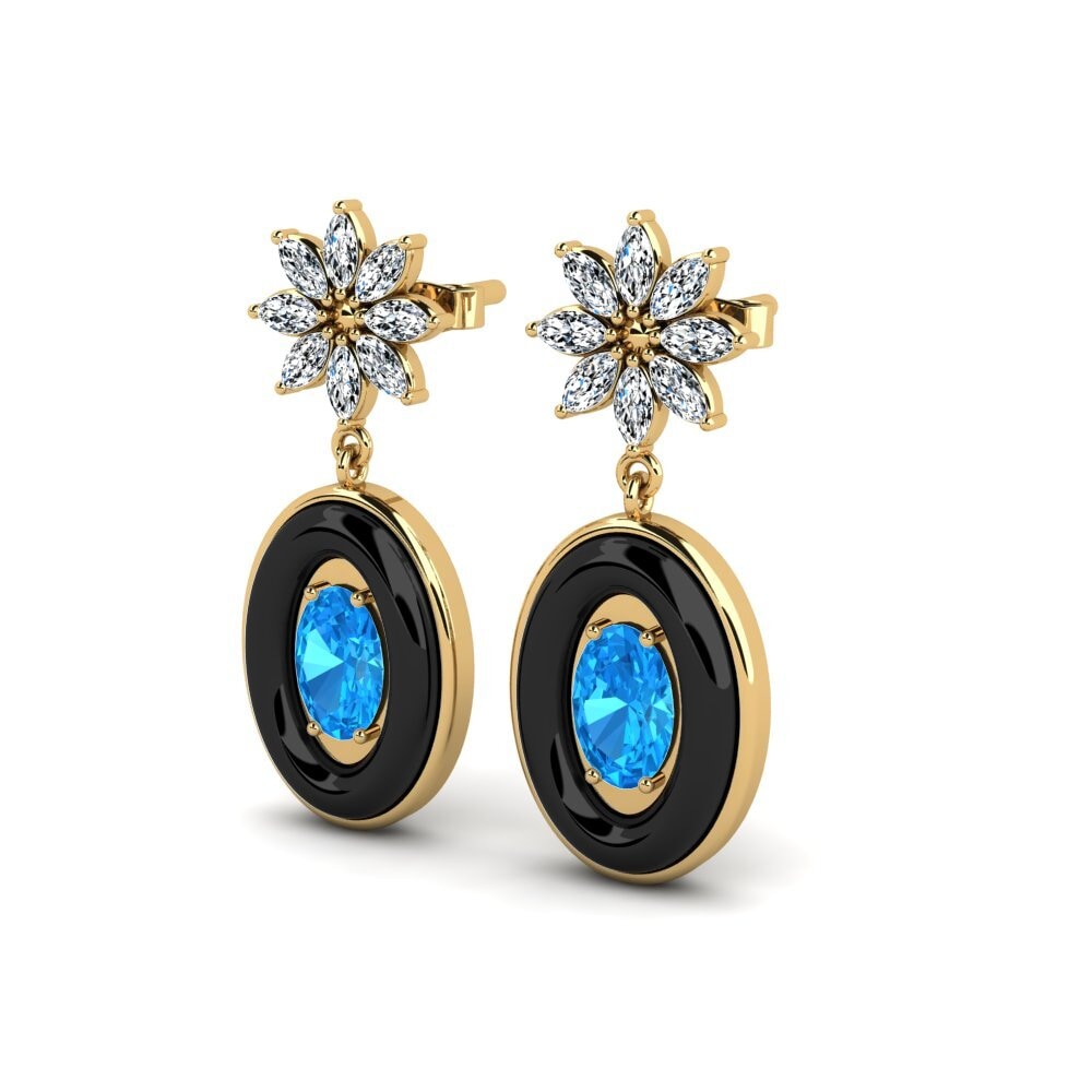 Blue Topaz Women's Earring Suggs
