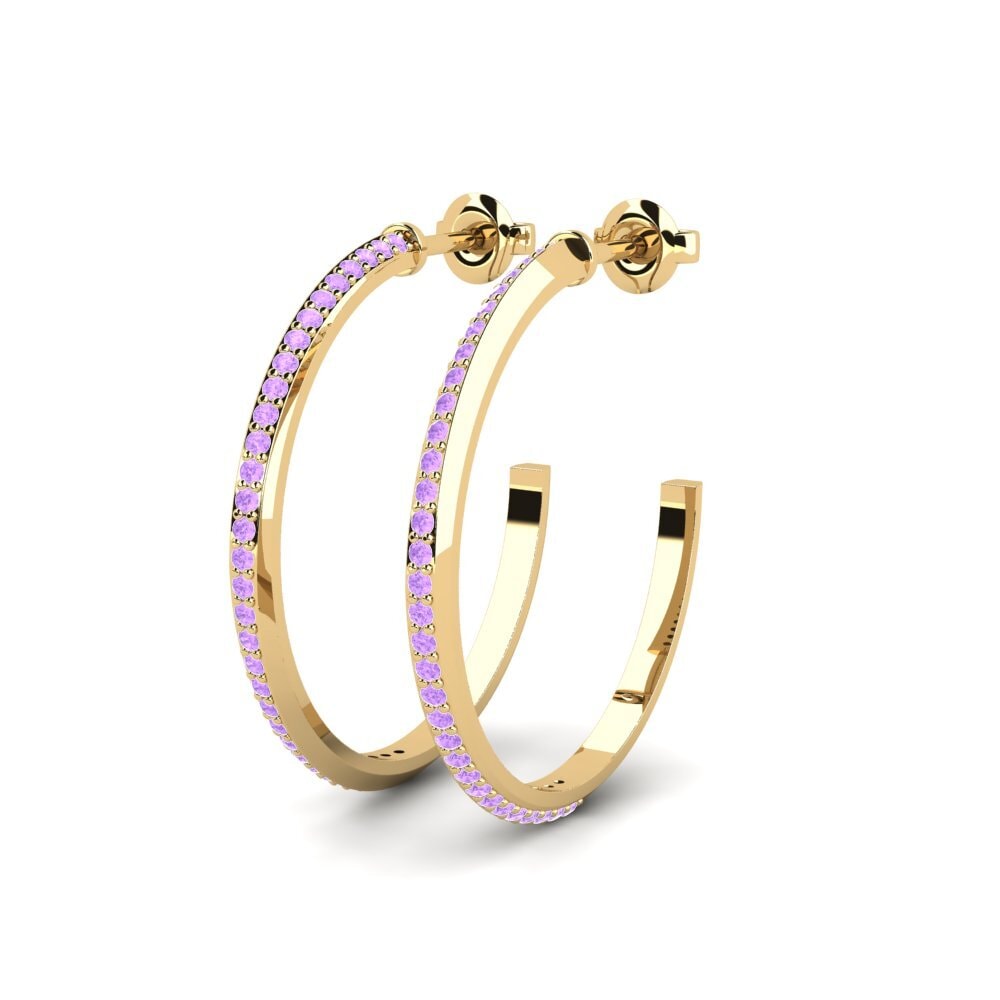 Amethyst Damen ohrring Suiga