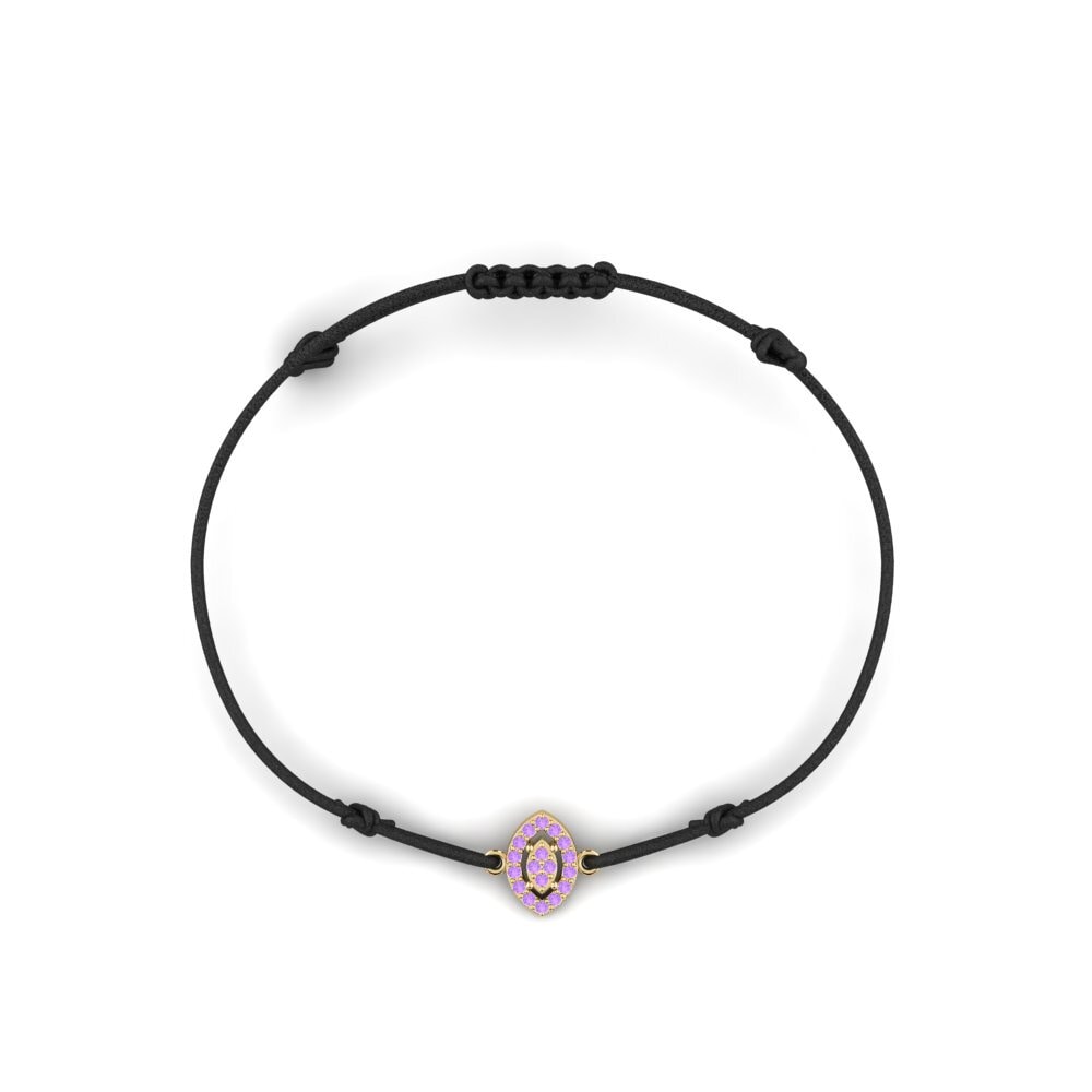Amethyst Cord Bracelet Sukalati
