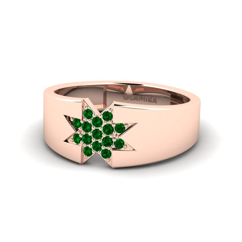 emerald-zirconia แหวน Sukra