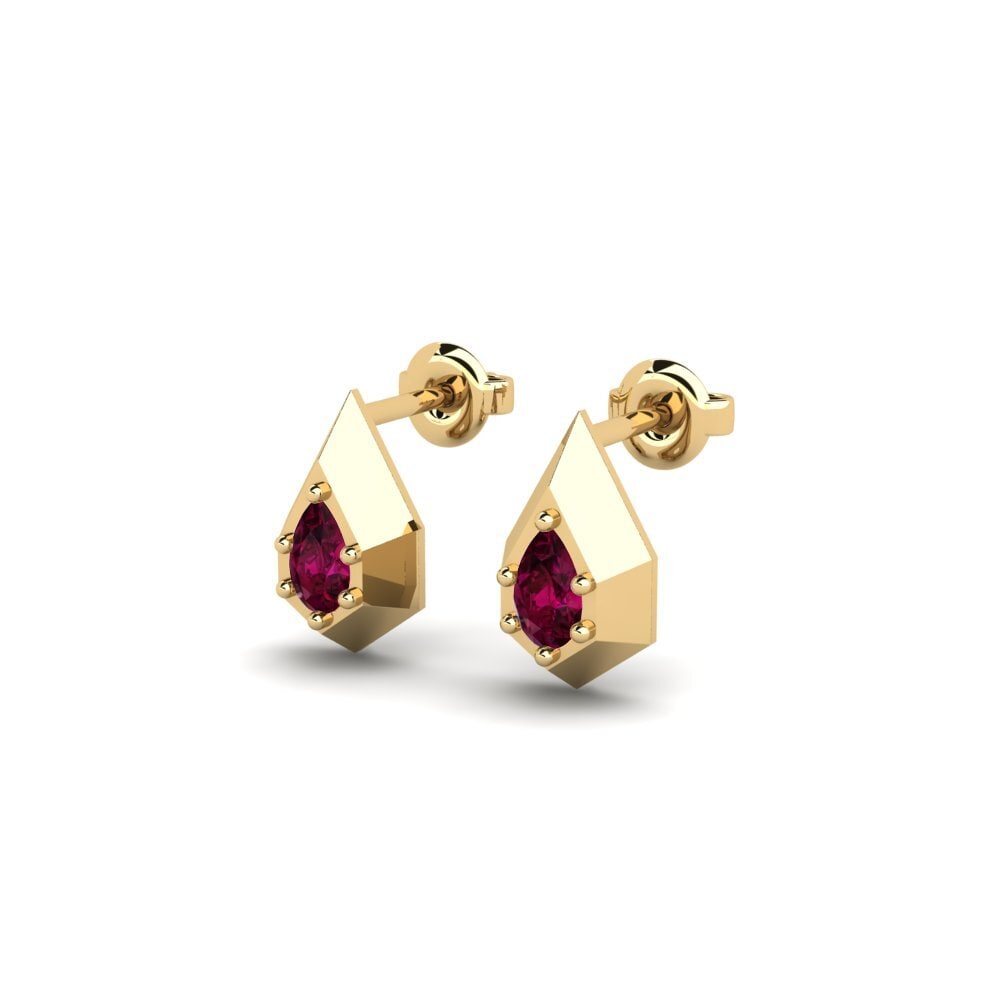 Granate Rhodolite Pendiente de mujer Sungai