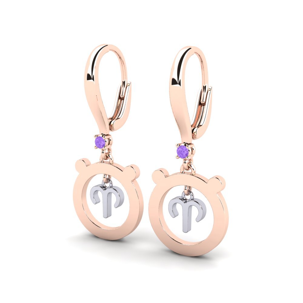 Amethyst Women's Earring Suning - Aries