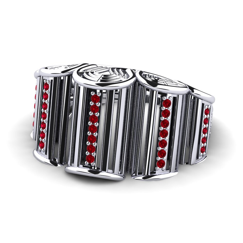 Circonita Roja Anillo Sunni