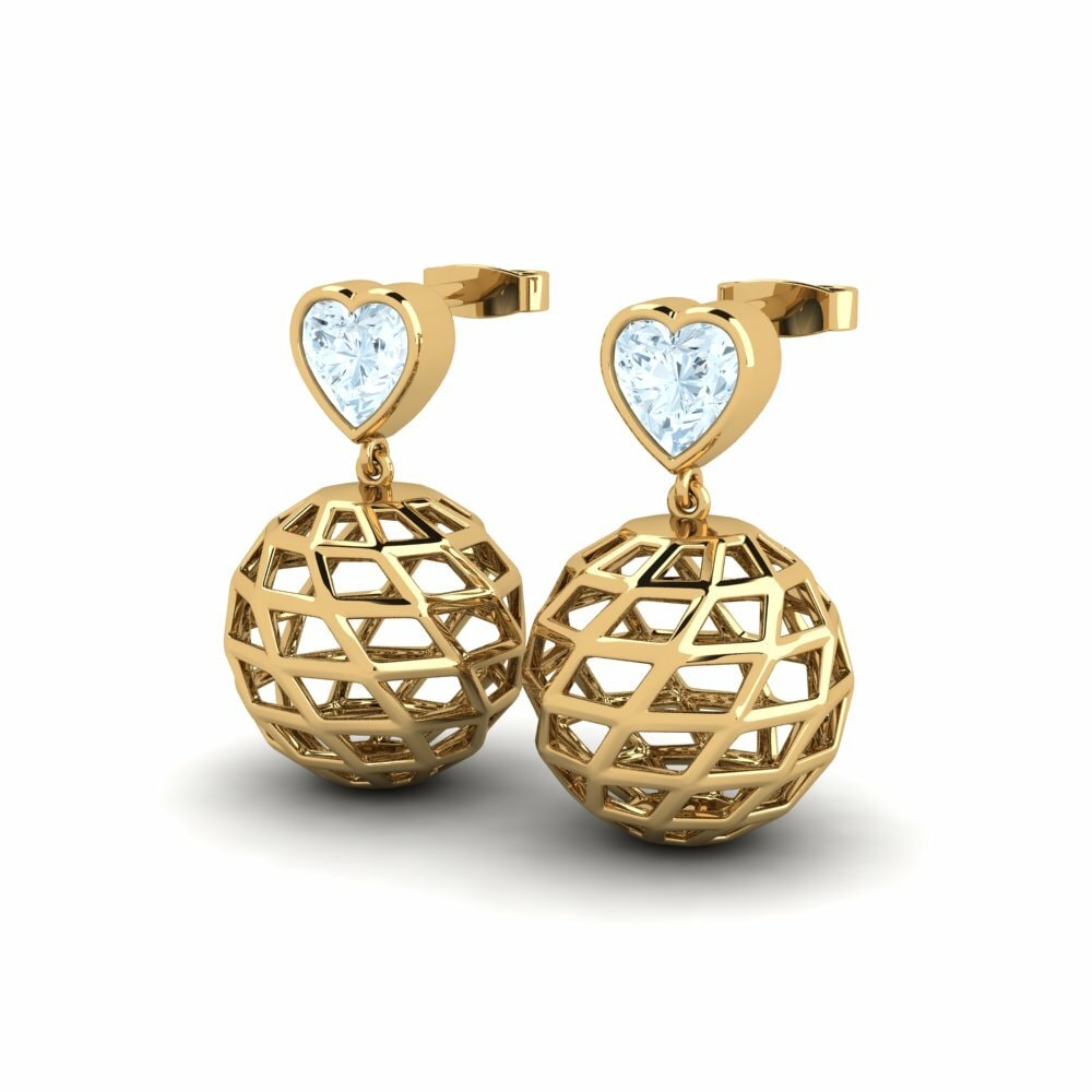 Aquamarine Women's Earring Superficie