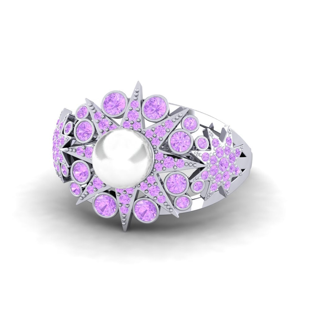 Amatista Anillo Surreale