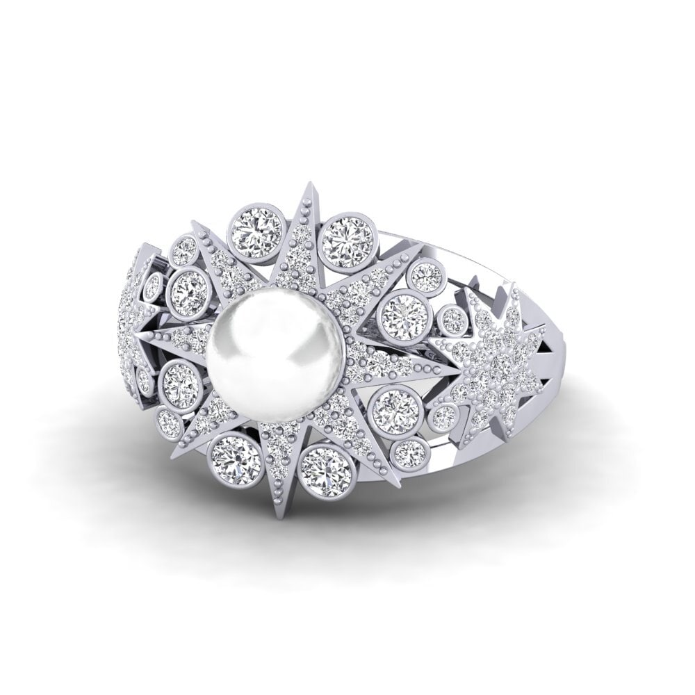 Diamante cultivado en laboratorio Anillo Surreale