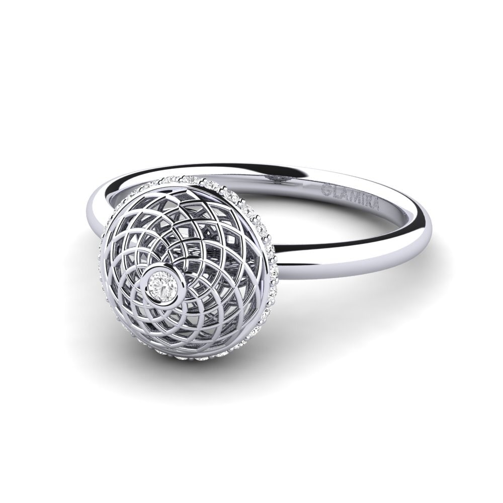Zafiro blanco Anillo Suseonhwa