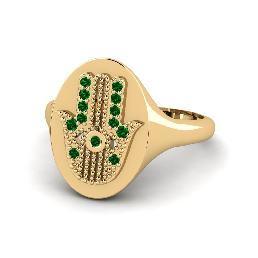 Green Zirconia Ring Suspend