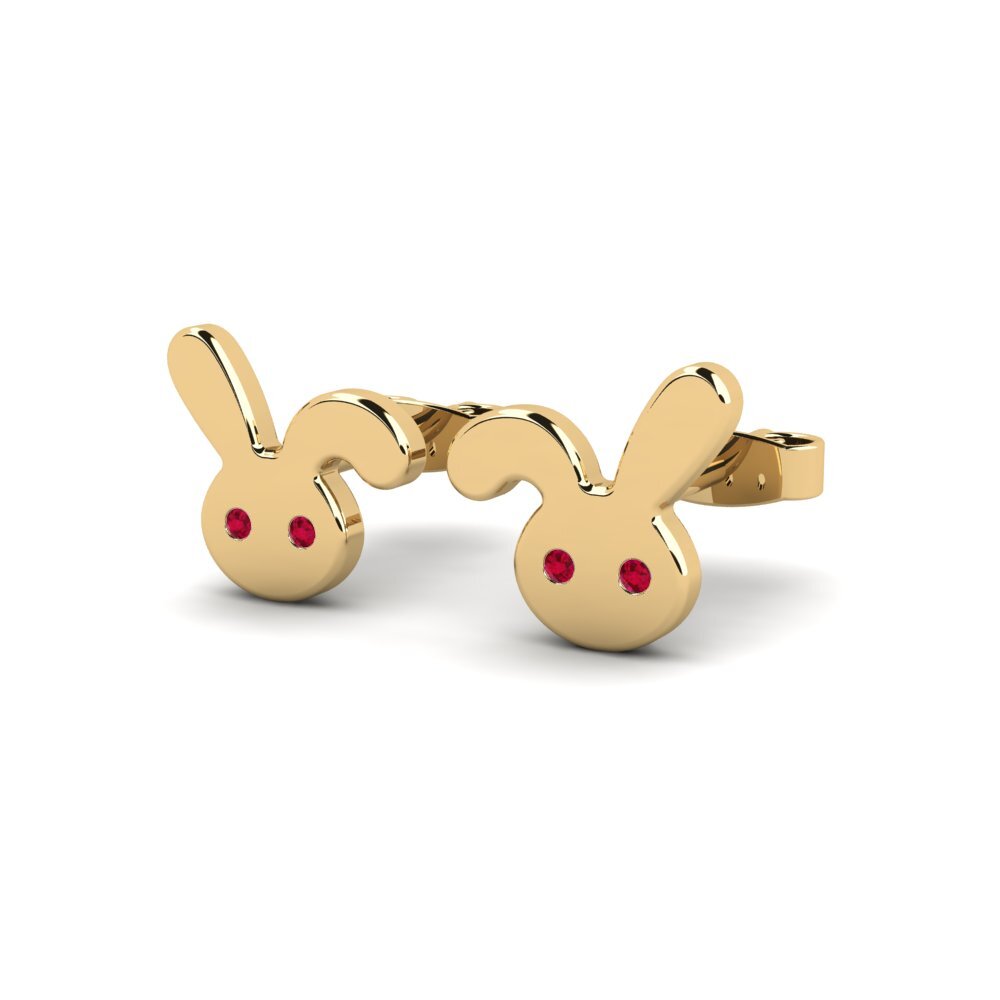 Ruby Kid's Earring Suzana
