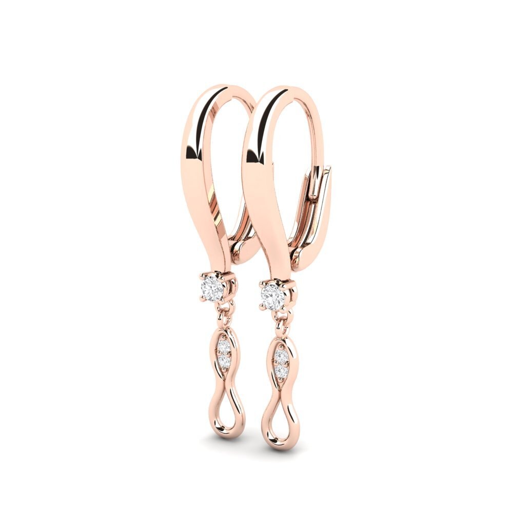 9ct Rose Gold Women's Earring Svapna