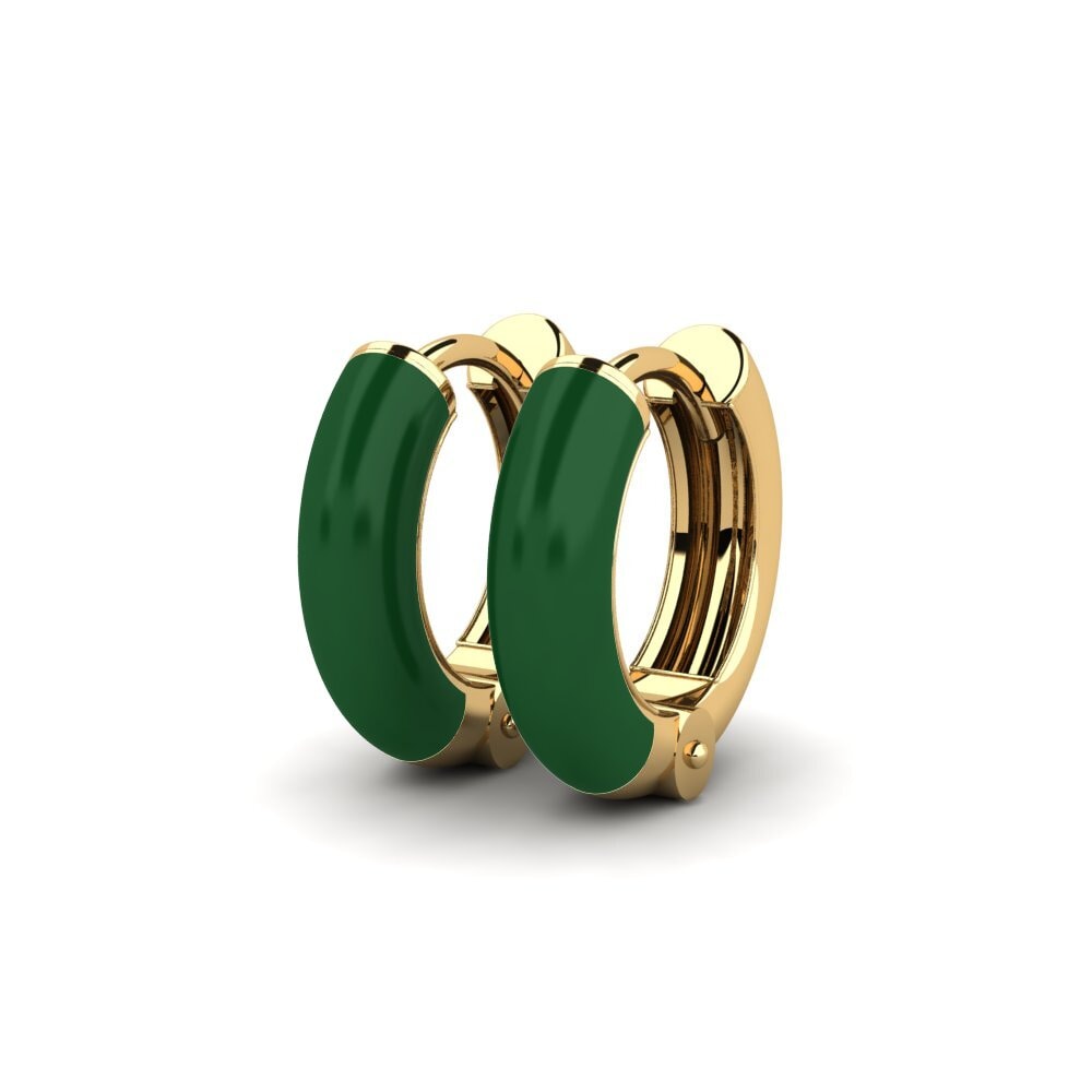 9k Oro Amarillo Pendientes Sven
