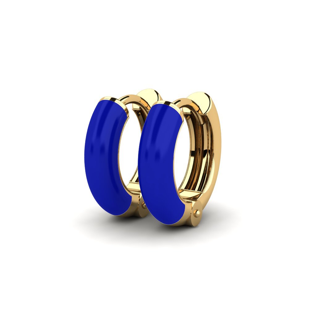 9k Oro Amarillo Pendientes Sven