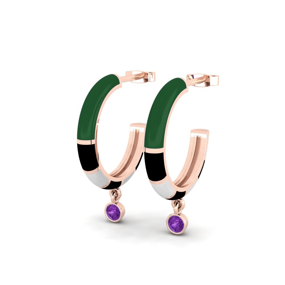 Amethyst Earring Svert