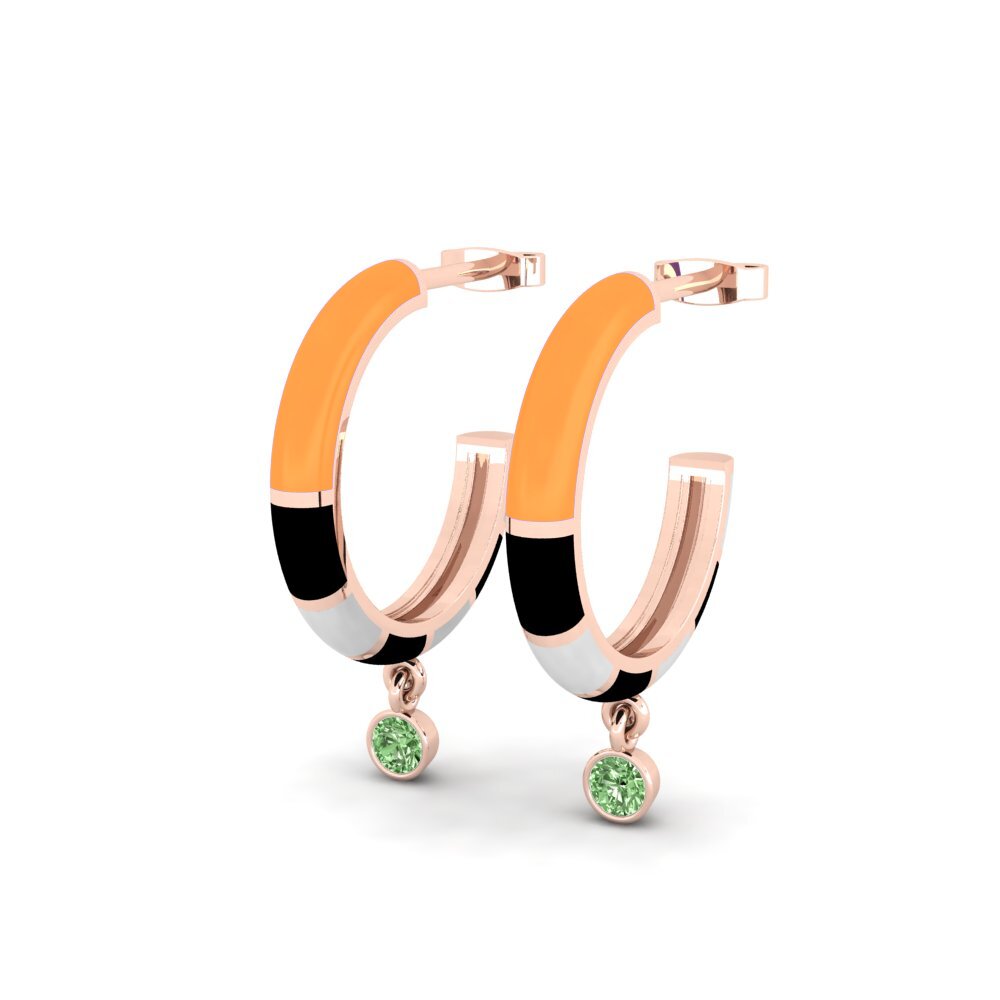 Diamante Verde Pendiente de mujer Svert